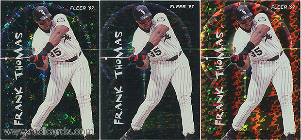 1997 Fleer Soaring Stars Variation Comparison