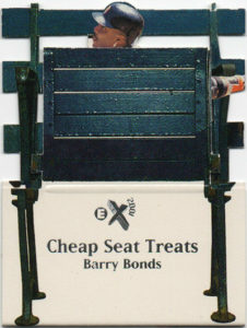 Barry Bonds 1998 E-X2001 Cheap Seat Treats #CS14