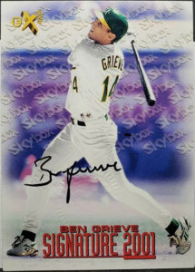 Ben Grieve 1998 E-X2001 Signature 2001 #7