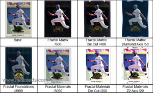 1998 Leaf Baseball Cards Parallel Identification Guide