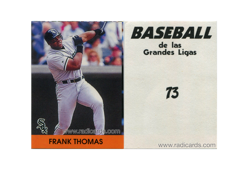 Frank Thomas 2000 Venezuelan Stickers #73