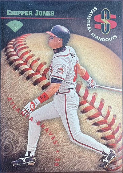 Chipper Jones 1996 Leaf Statistical Standouts #8 /2500