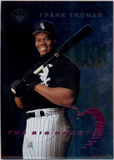 Frank Thomas 1996 Leaf Thomas The Big Heart #4 /3500