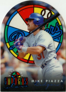 Mike Piazza 1996 Studio Stained Glass Stars #6