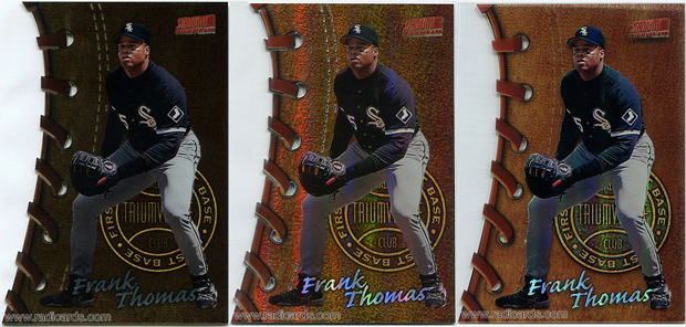 1998 Stadium Club Triumvirate Baseball Cards