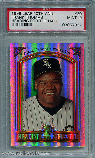 Frank Thomas 1998 Leaf Heading for the Hall #20