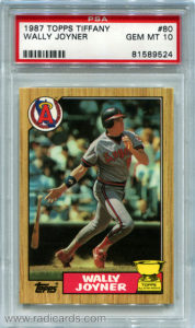 Wally Joyner 1987 Topps Tiffany #80