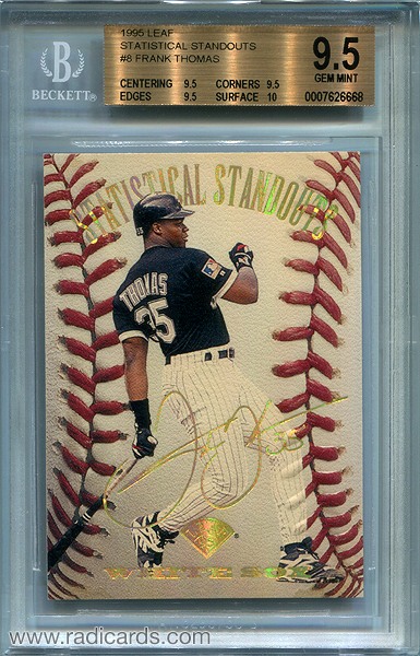 Frank Thomas 1995 Leaf Statistical Standouts #8 /5000