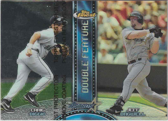 C.Biggio/J.Bagwell 1999 Finest Double Feature #DF4