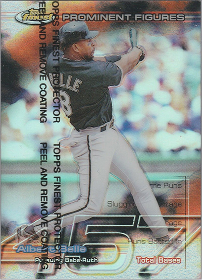 Albert Belle 1999 Finest Prominent Figures #PF43 /457