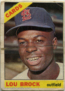 Lou Brock 1966 Topps #125