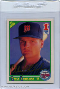 Chuck Knoblauch 1992 Score '90 Score AU #X672 /3000