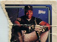 The Other Half of a 1992 Topps Frank Thomas