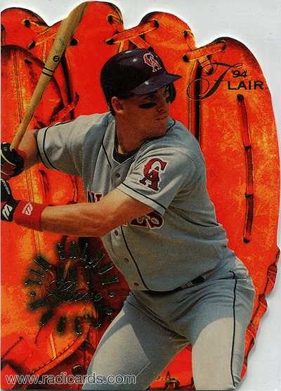 Tim Salmon 1994 Flair Hot Gloves #9