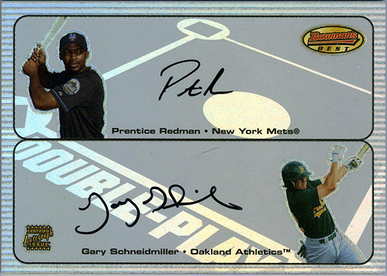 P.Redman/G. Schneidmiller 2003 Bowman's Best Double Play Autographs #DP-RS