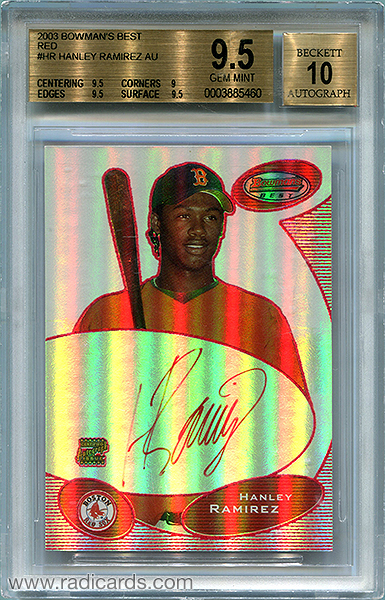 Hanley Ramirez 2003 Bowman's Best #BB-HR Red /25