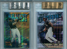 Frank Thomas 1997 Finest Embossed Refractor Baseball Cards