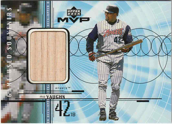 Mo Vaughn 1999 Upper Deck MVP Game Used Souvenirs #GU-MV