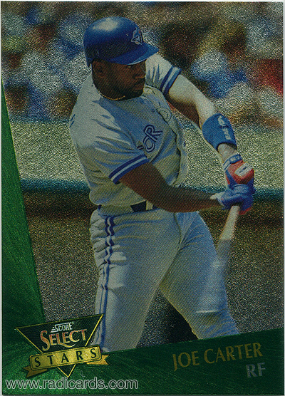 Joe Carter 1993 Select Chase Stars #20