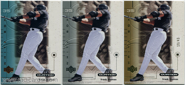 2002 Upper Deck Ovation Baseball Cards