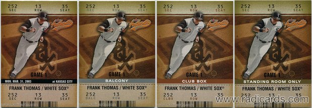 2003 Fleer Authentix Baseball Cards
