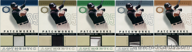 2003 Fleer Patchworks Game-Worn Patch Baseball Cards