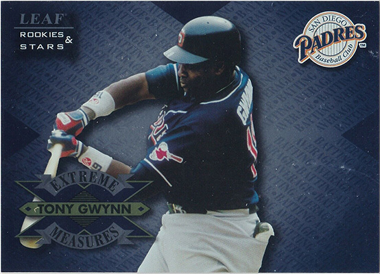 Tony Gwynn 1998 Leaf Rookies and Stars Extreme Measures #3 /628