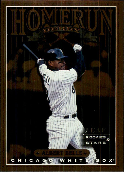 Albert Belle 1998 Leaf Rookies and Stars Home Run Derby #20 /2500