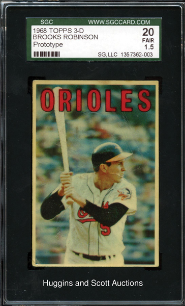 Brooks Robinson 1968 Topps 3-D Prototype