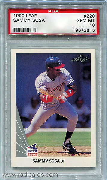 Sammy Sosa 1990 Leaf #220