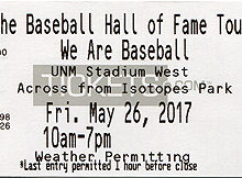 2017 Baseball Hall of Fame Exhibit