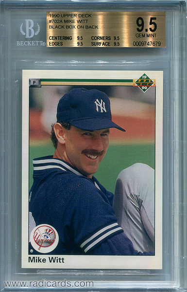 Mike Witt 1990 Upper Deck #702A