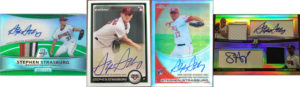 The Only Four Stephen Strasburg Cards from 2010 that Can Be Found as Autographed Superfractors