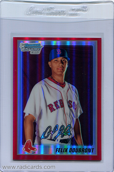 Felix Doubront 2010 Bowman Chrome Prospects #BCP102a Red Refractor /5