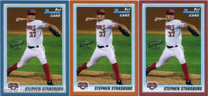 Stephen Strasburg 2010 Bowman Prospects AU #BP1b Proofs