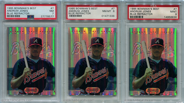 Andruw Jones 1995 Bowman's Best #B7 Refractor