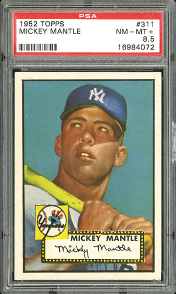 Mickey Mantle 1952 Topps #311