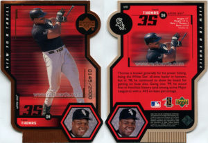 Frank Thomas 1999 Upper Deck View to a Thrill #V10 Double /2000