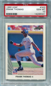 Frank Thomas 1990 Leaf #300