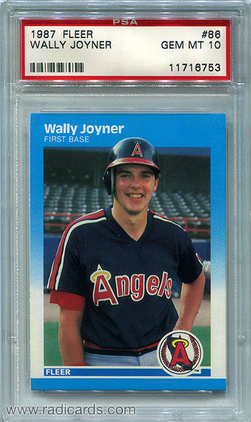 Wally Joyner 1987 Fleer #86