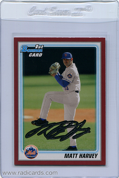 Matt Harvey 2010 Bowman Draft Prospects #BDPP84 Red /1