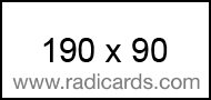 Radicards Ad Spot 190x90