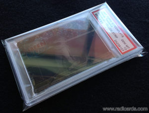 Fitted PSA Graded Card Bags for 75pt Cards