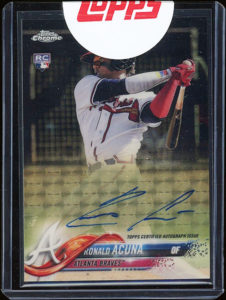 Ronald Acuna 2018 Topps Chrome Rookie Autographs #RARA Superfractor /1