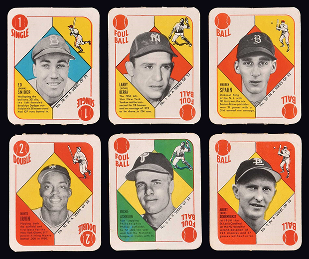 1951 Topps Red and Blue Backs