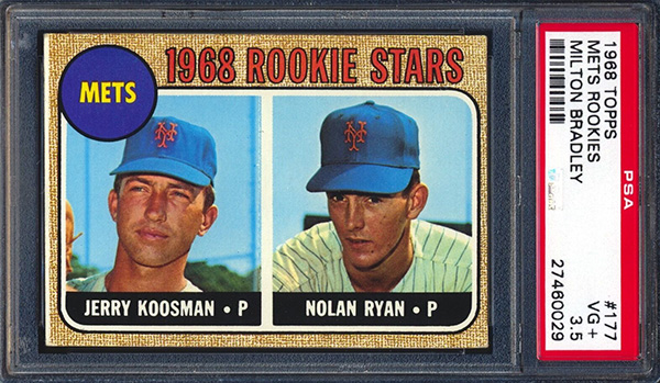 Nolan Ryan 1968 Topps Milton Bradley #177