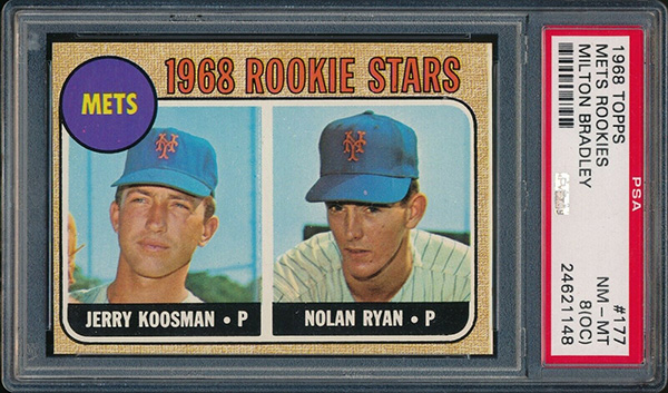 Nolan Ryan 1968 Topps Milton Bradley #177