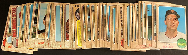 1968 Topps Milton Bradley Baseball Cards