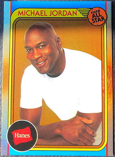 2018-19 Fleer Hanes Michael Jordan Basketball Cards