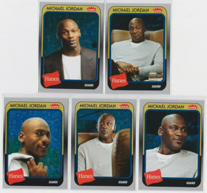 2018-19 Fleer Hanes Michael Jordan Basketball Cards